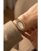 Montre analogique  en Acier EKR-6210G dorée