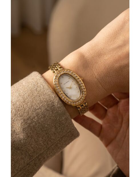 Montre analogique  en Acier EKR-6210G dorée