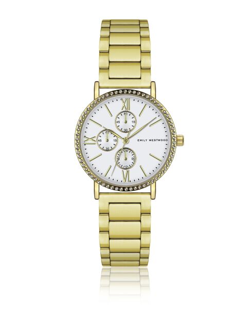 Montre analogique  en Acier EKC-4218GQ dorée