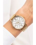 Montre analogique  en Acier EKC-4218GQ dorée
