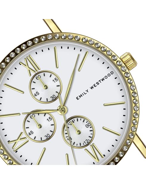Montre analogique  en Acier EKC-4218GQ dorée