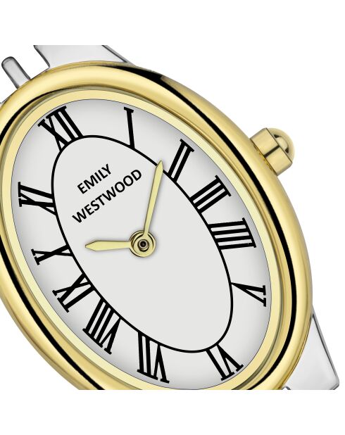 Montre analogique  en Acier EKX-X001 argentée
