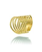 Bague en Acier Lucile dorée