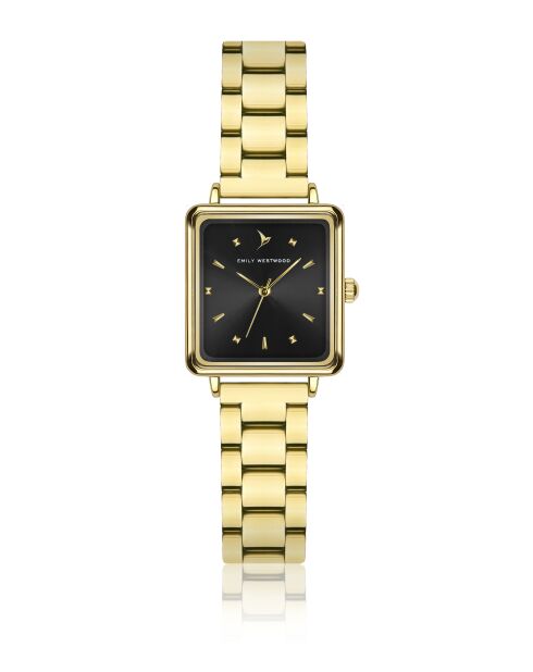 Montre analogique  en Acier EHD-4214GQ dorée