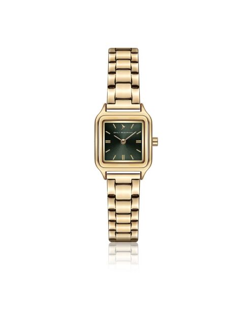 Montre en acier EFW-4214GQ dorée