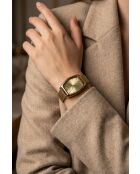 Montre analogique  en Acier EKN-5914GQ dorée