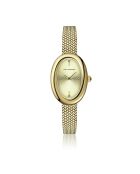 Montre en acier EKP-5910G mesh dorée