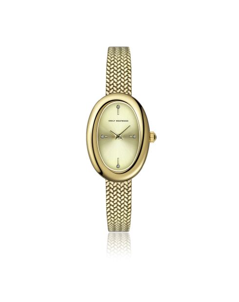 Montre en acier EKP-5910G mesh dorée