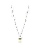 Collar Blakely de acero bañado en oro amarillo, lapislázuli y esmalte dorado/azul