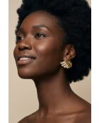 Boucles d'oreilles en Acier Louise dorées
