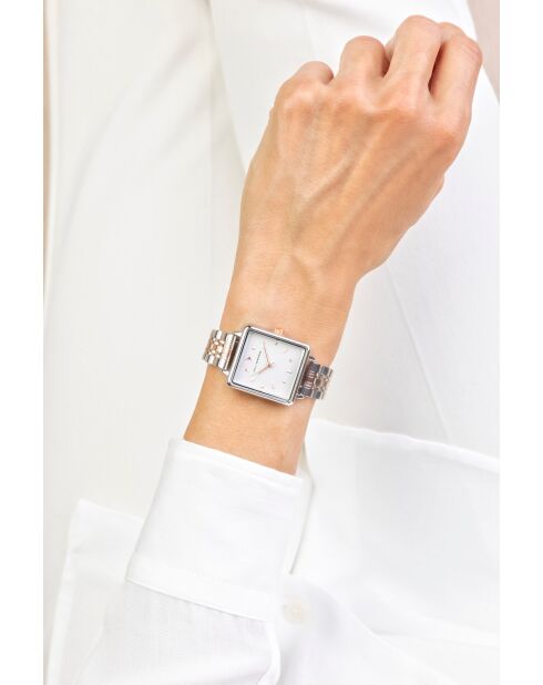 Montre analogique  en Acier EHB-5514SRQ argentée