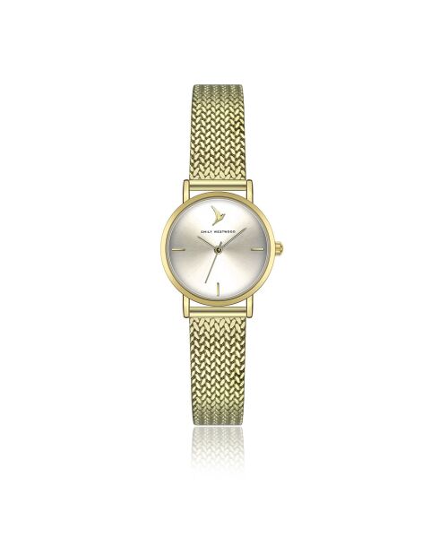 Montre en acier EKD-5914GQ mesh dorée