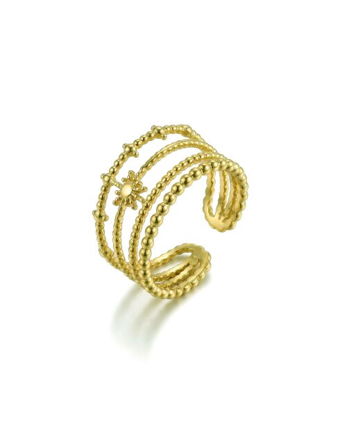 Bague en Acier Justine dorée