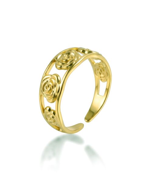 Bague en Acier Mylène dorée