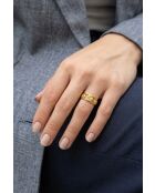 Bague en Acier Mylène dorée