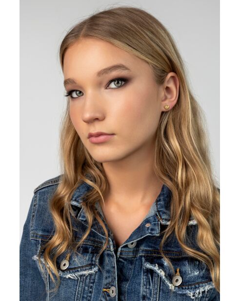 Boucles d'oreilles en Acier Tatiana dorées