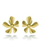 Boucles d'oreilles en Acier Laura dorées