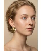 Boucles d'oreilles en Acier Laura dorées