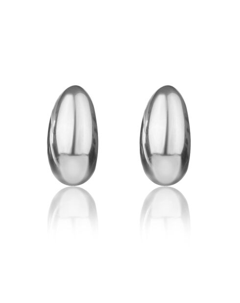 Orecchini Katie in acciaio argentato