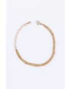 Bracelet en Acier Emmanuelle doré