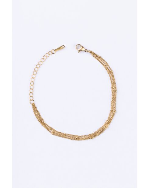 Bracelet en Acier Emmanuelle doré