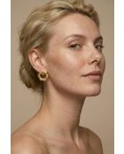 Boucles d'oreilles en Acier Aline dorées