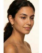 Boucles d'oreilles en Acier Charlotte dorées