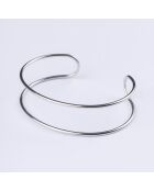 Bracelet en acier argenté