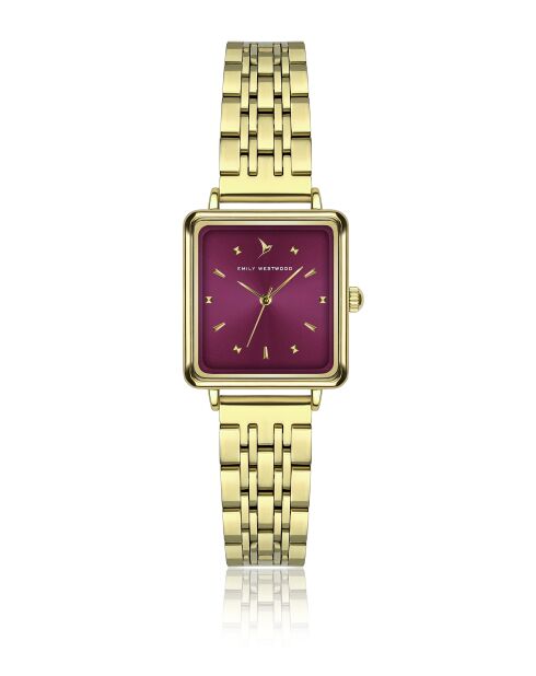 Montre analogique  en Acier EKM-5714GQ dorée