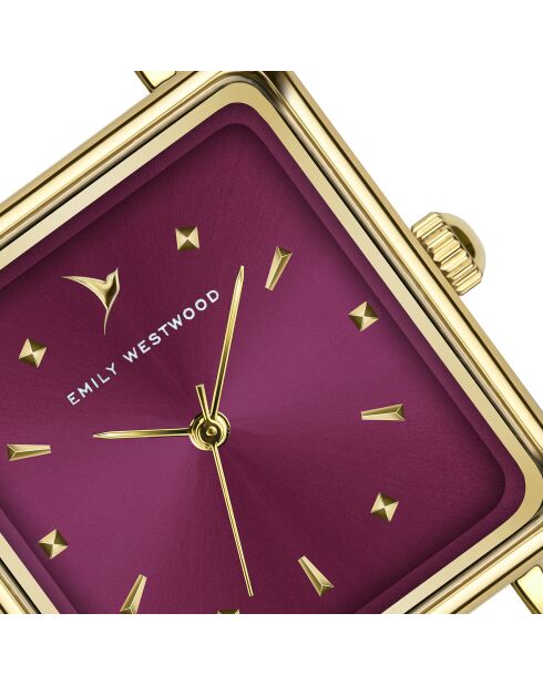 Montre analogique  en Acier EKM-5714GQ dorée