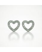 Boucles d'oreilles en Acier Alicia argentées