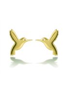 Boucles d'oreilles en Acier Julie dorées