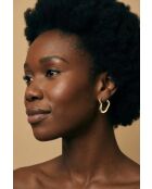 Boucles d'oreilles en Acier Marion dorées