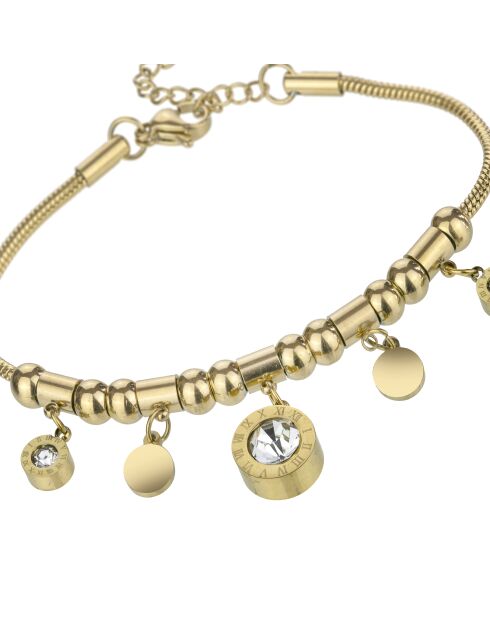 Bracelet en Acier Quitterie dorée