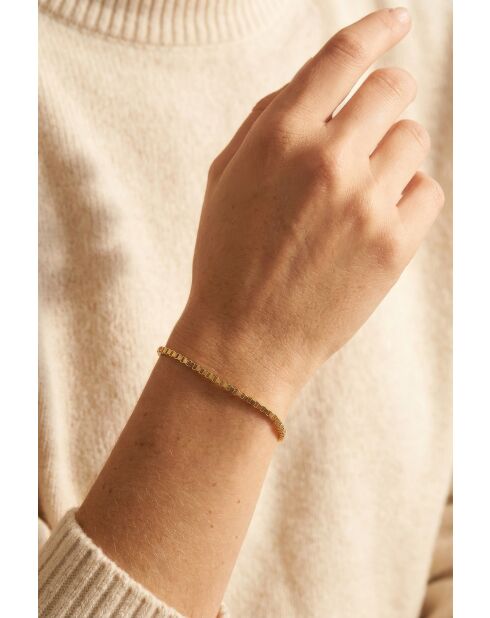 Bracelet en Acier Samantha doré