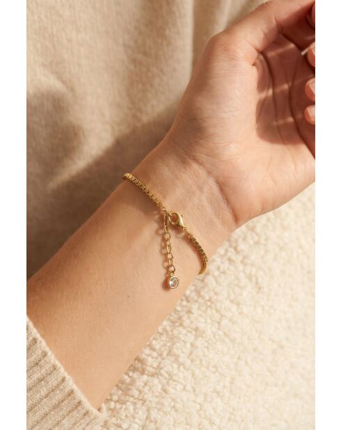 Bracelet en Acier Samantha doré