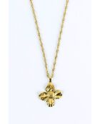 Collier en Acier Élodie doré
