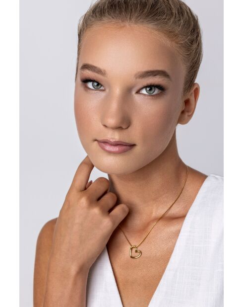 Collier en Acier Perrine doré