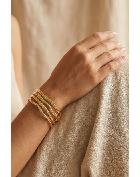 Bracelet en Acier Christelle doré