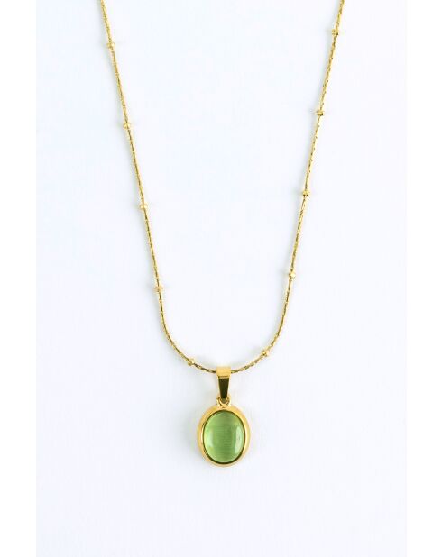 Collier en Acier Chloé doré