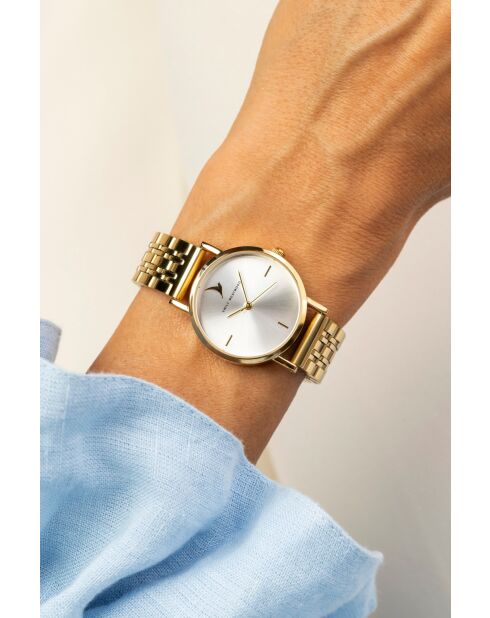 Montre analogique  en Acier EKD-5714GQ dorée