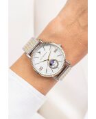 Montre analogique  en Acier EKA-2818 argentée