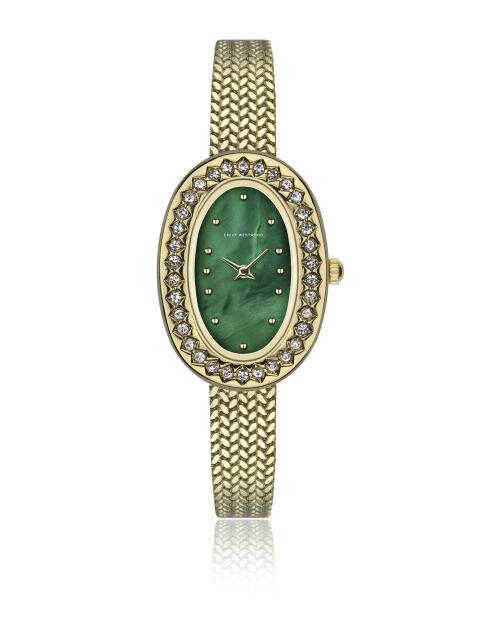 Montre analogique  en Acier EKT-5910G dorée