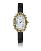 Montre analogique  en cuir EKR-BC001Q10G noire