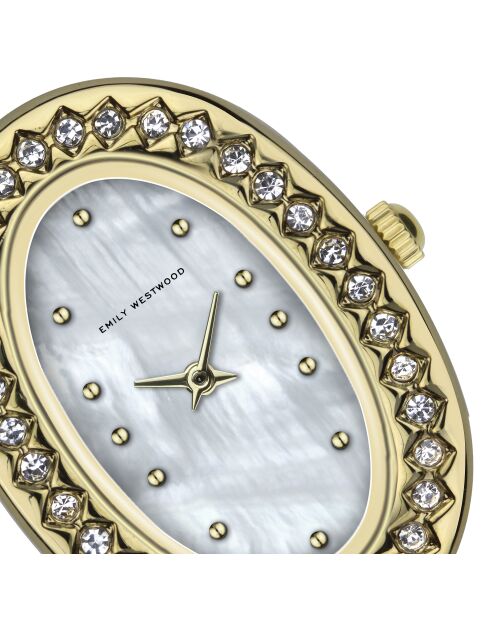 Montre analogique  en cuir EKR-BC001Q10G noire