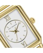 Montre analogique  en Acier dorée