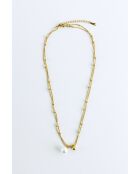 Collier en Acier Aurélie doré