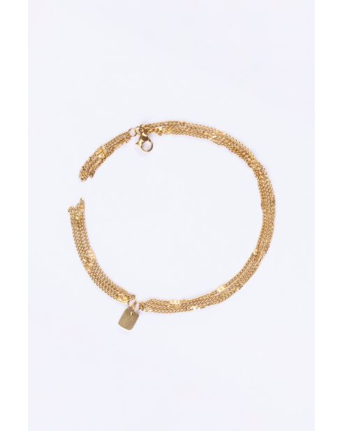 Bracelet en Acier Hélène doré