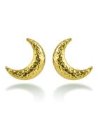 Boucles d'oreilles en Acier Clémentine dorées