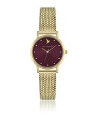 Montre analogique  en Acier EKF-5914GQ dorée